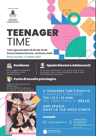 Centro di Aggregazione Giovanile - Teenagers Time