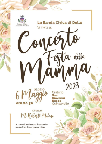 Concerto FESTA DELLA MAMMA - Banda Civica di Dello