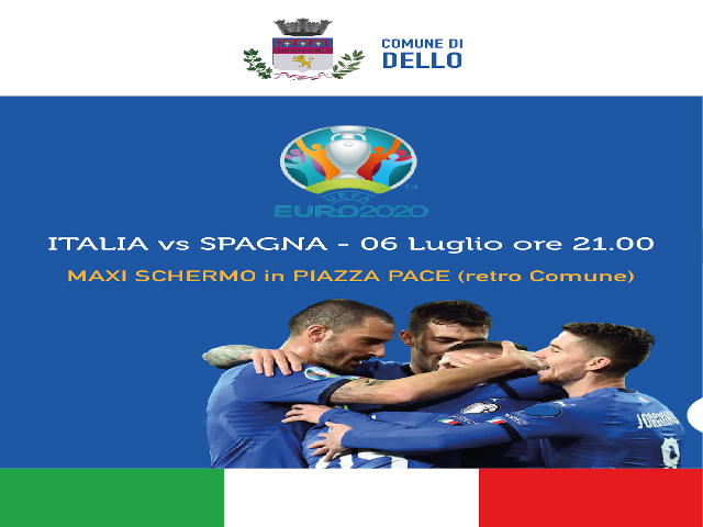 ITALIA vs SPAGNA - Maxischermo