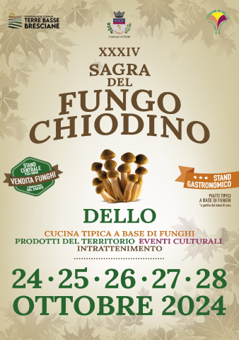 XXXIV SAGRA DEL FUNGO CHIODINO - Programma